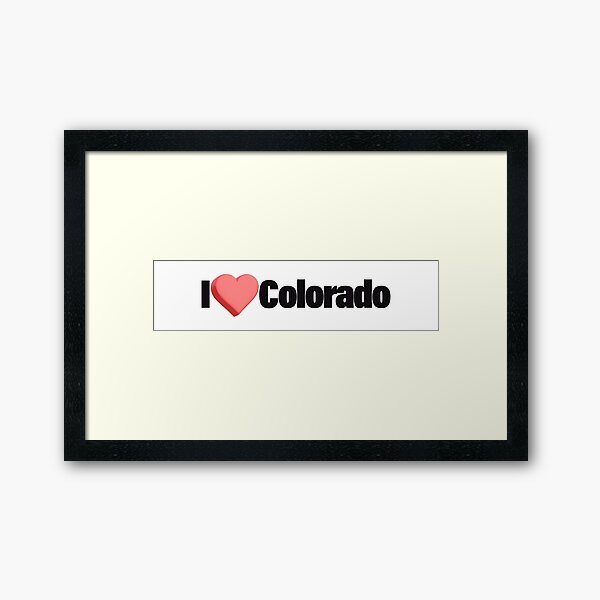 Item preview, I Love Colorado designed and sold by Graphoteka.