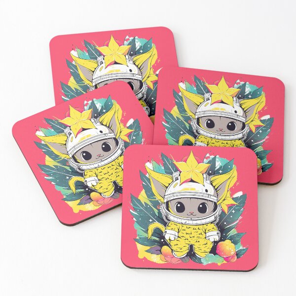 Item preview, Space Catstronaut - Tropical Starfruit designed and sold by SnarkyDoodles.