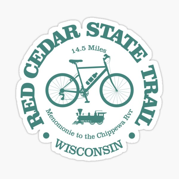 Item preview, Red Cedar State Trail (Cycling) designed and sold by curranmorgan.