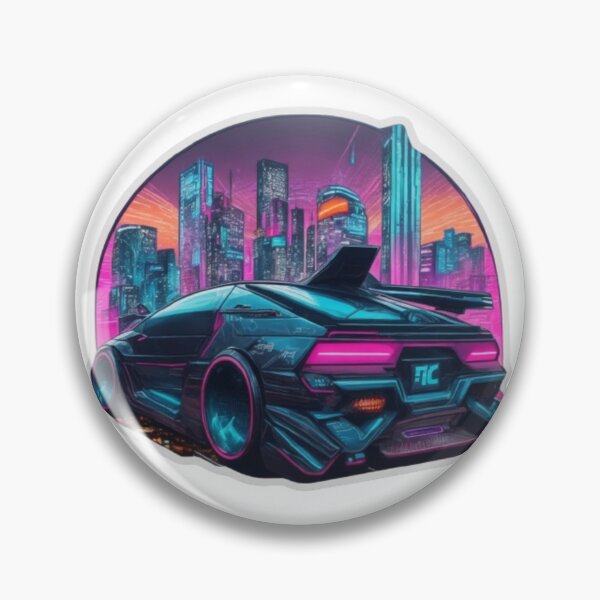 Item preview, Futuristic fashionista car in the cyber metropolis. designed and sold by mefirefire.
