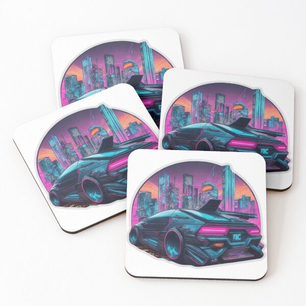 Item preview, Futuristic fashionista car in the cyber metropolis. designed and sold by mefirefire.