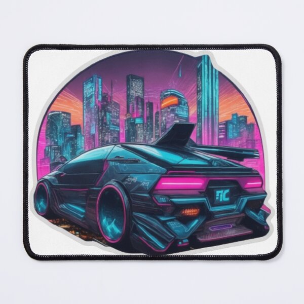 Item preview, Futuristic fashionista car in the cyber metropolis. designed and sold by mefirefire.
