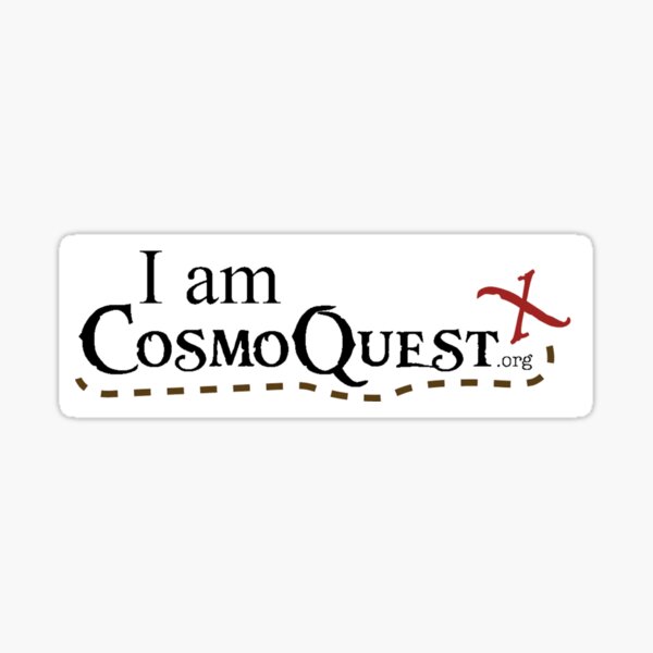 I am CosmoQuest Sticker