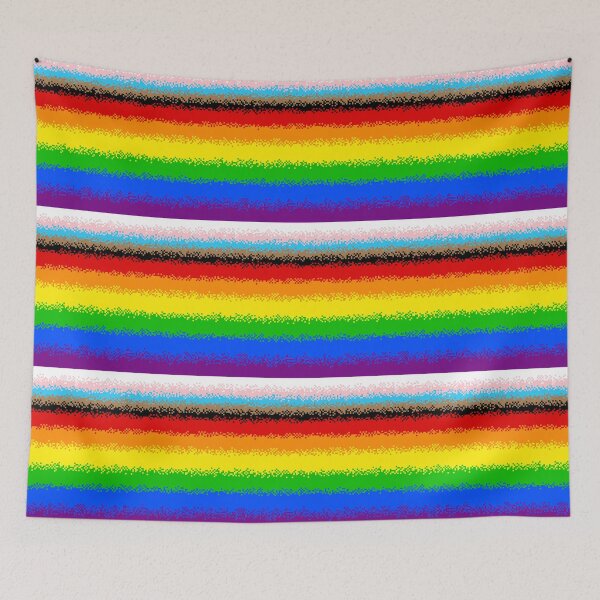 Item preview, LGBTQ+ community flag pixel art designed and sold by Axel-Speed.