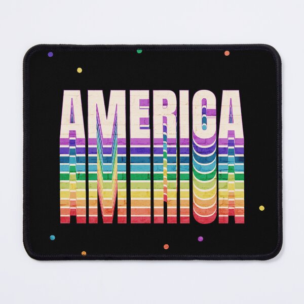 Item preview, Stacked Rainbow America, Colorful America Celebrate America designed and sold by Rroliver.