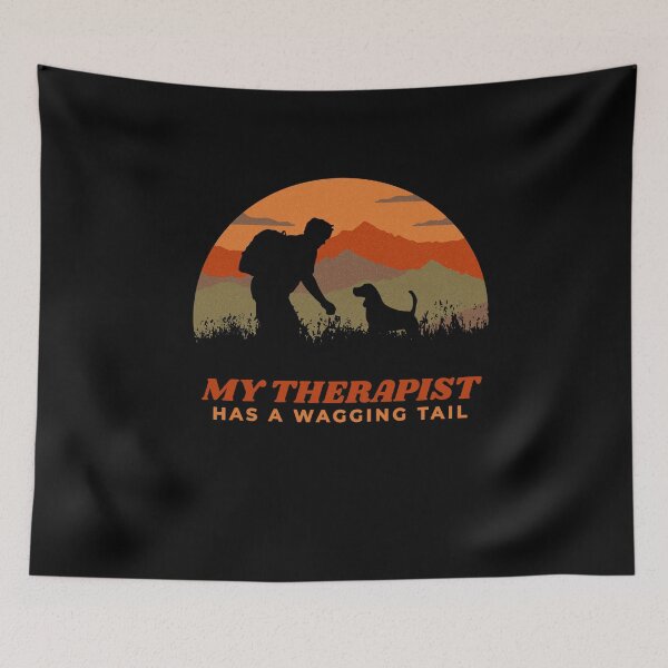 Item preview, My Therapist Has A Wagging Tail Beagle Gift  designed and sold by Guarddogdrive.