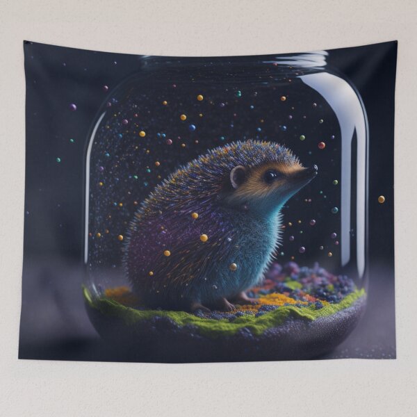 Item preview, Hedgehog in a jar  designed and sold by SnapMood.