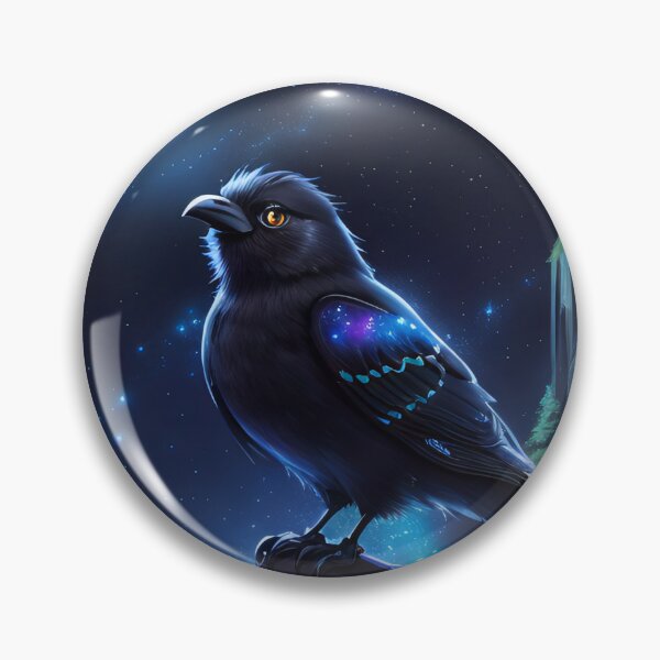 Item preview, AI Generated - Perched Crow designed and sold by Kaiko-Roku.