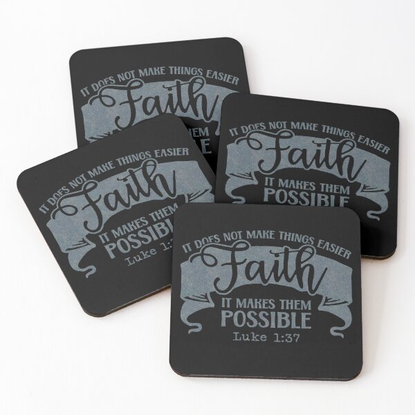 Item preview, Faith Luke 1:37 designed and sold by WideIsTheGate.