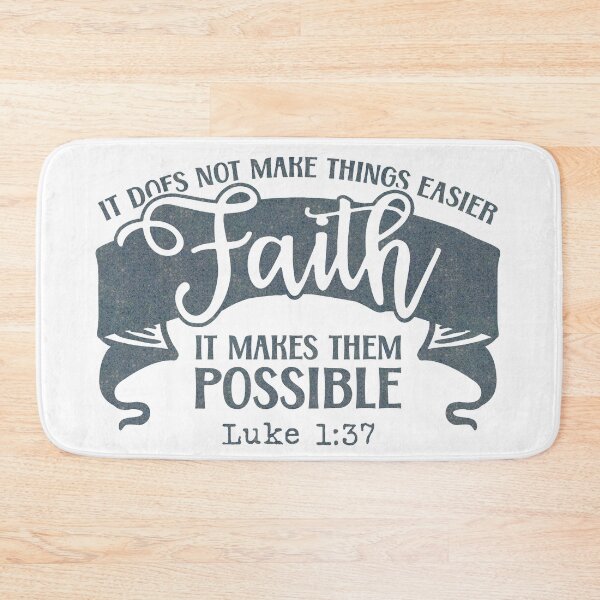 Item preview, Faith Luke 1:37 designed and sold by WideIsTheGate.