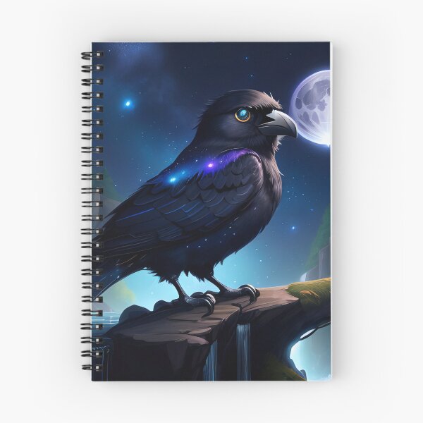 Item preview, AI Generated - Crow at Night designed and sold by Kaiko-Roku.