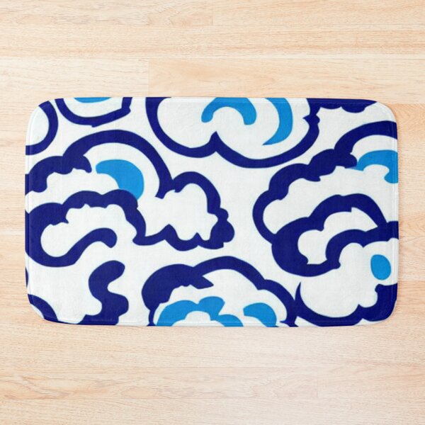Item preview, Abstract Blue and White Clouds Pattern designed and sold by calibrit.