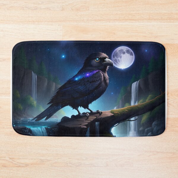 Item preview, AI Generated - Crow at Night designed and sold by Kaiko-Roku.