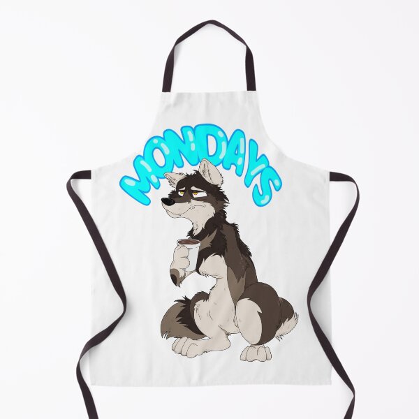 Item preview, MONDAYS Grumpy Wolf (Dasker) - Shirt designed and sold by StarWolfLegacy.