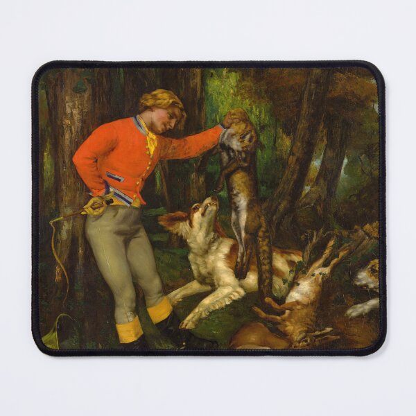 Item preview, After the Hunt | Gustave Courbet | 1859 French Hunting Art designed and sold by CJET.