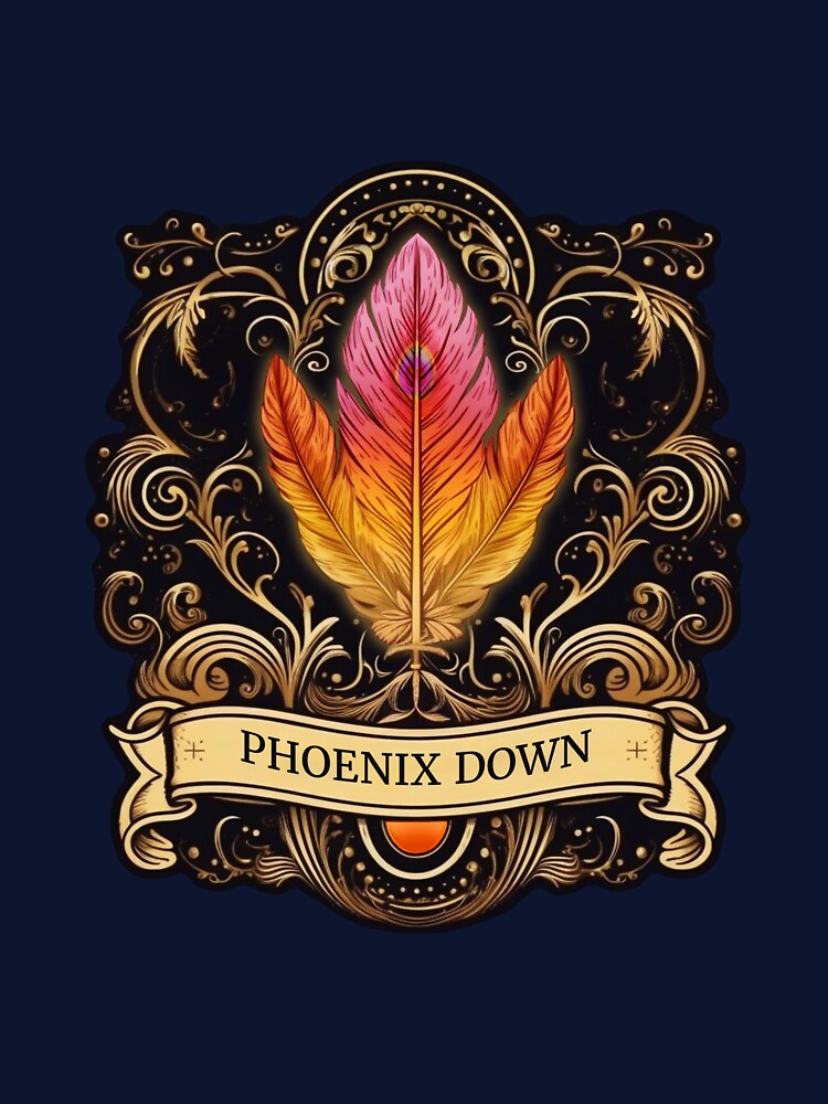 Thumbnail 7 of 7, Classic T-Shirt, Phoenix Down Magical Item Final Fantasy designed and sold by PandemoniaLLC.