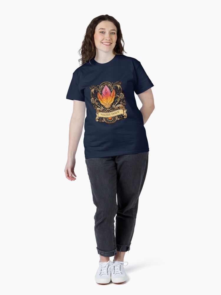 Thumbnail 4 of 7, Classic T-Shirt, Phoenix Down Magical Item Final Fantasy designed and sold by PandemoniaLLC.