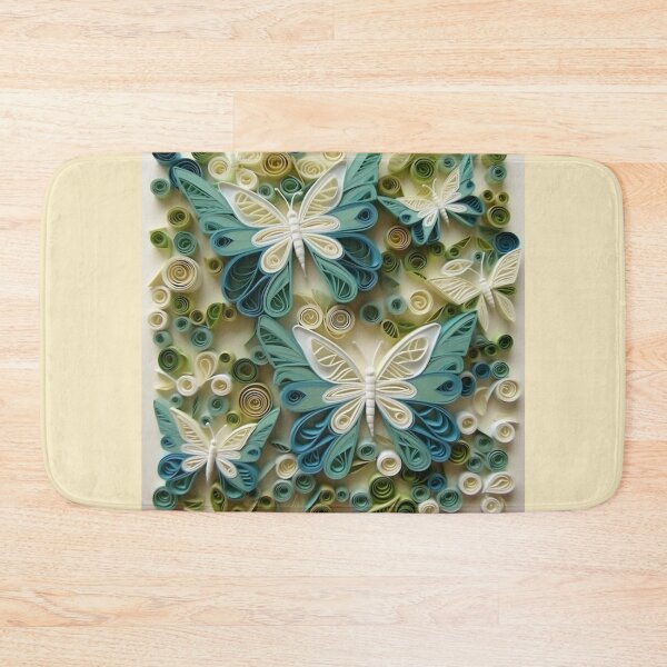 Item preview, Stylish and Vibrant: Water Bottle with 3D Butterflies and Layered Floral DrawingsCopy of Unique Floral 3D Art Water Bottle: Stay Refreshed in Floral Fantasy designed and sold by tonyram4219.