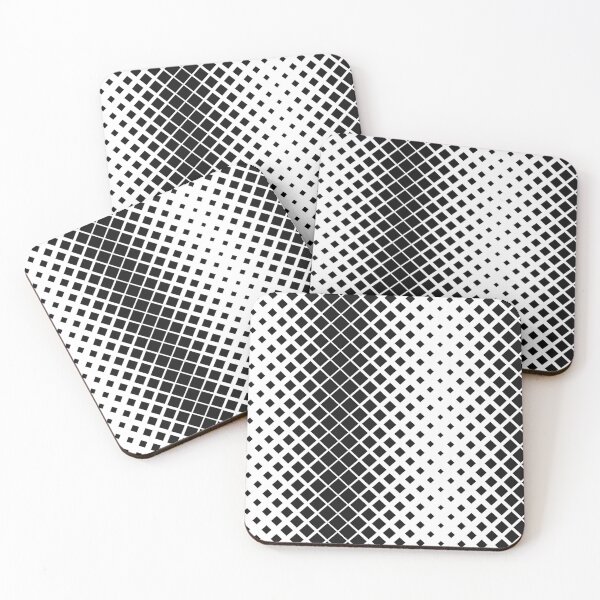 Item preview, Seamless Diamond Fade Pattern In Black And White designed and sold by DarklingAnubiss.