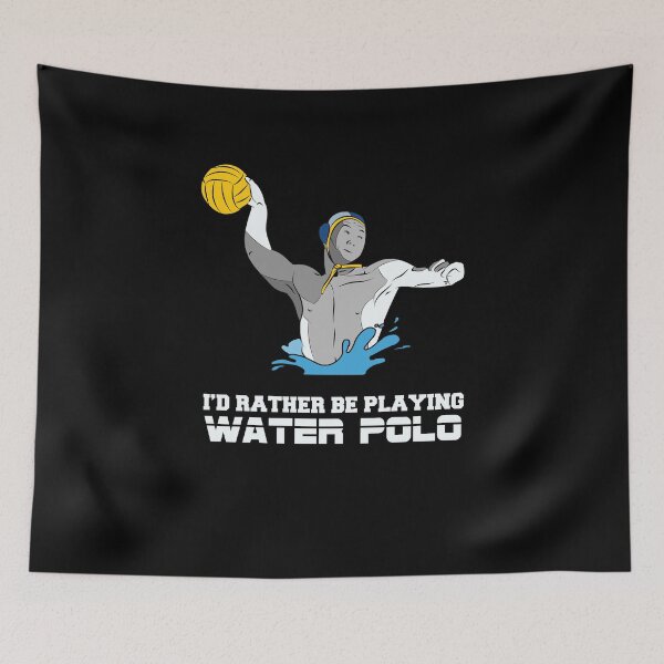 Item preview, I'd Rather Be Playing Water Polo designed and sold by TeeTimeGuys.