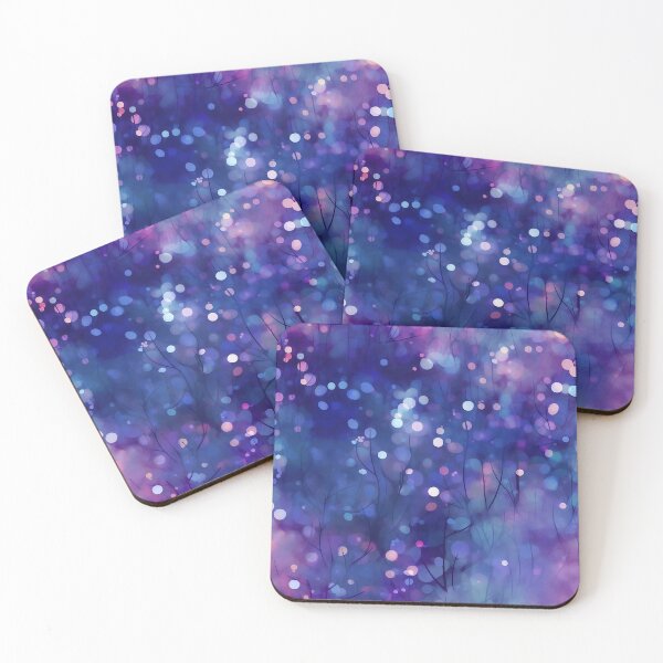 Item preview, Mystic forest with blurry lights pattern designed and sold by enipra.