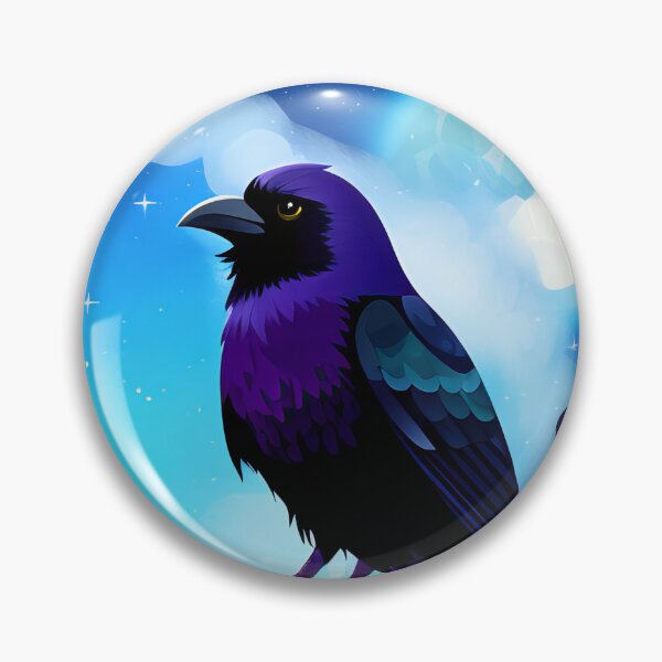Item preview, AI Generated - Crow and The Blue Moon designed and sold by Kaiko-Roku.
