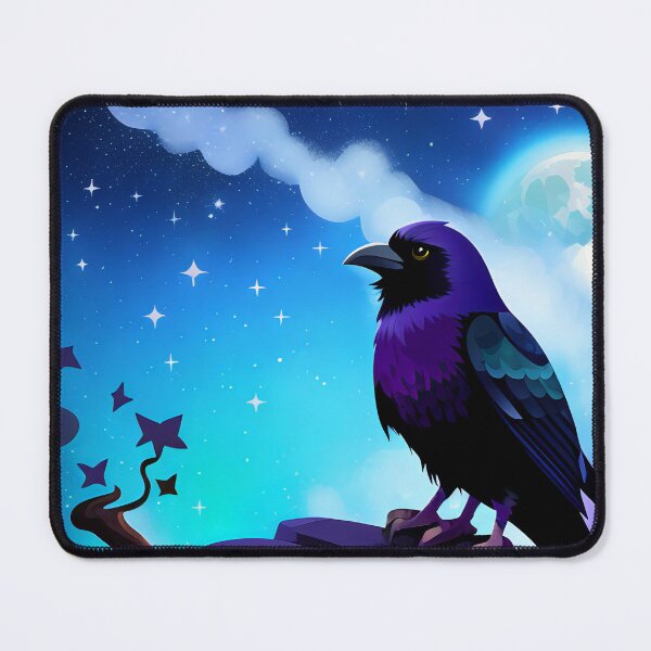 Item preview, AI Generated - Crow and The Blue Moon designed and sold by Kaiko-Roku.