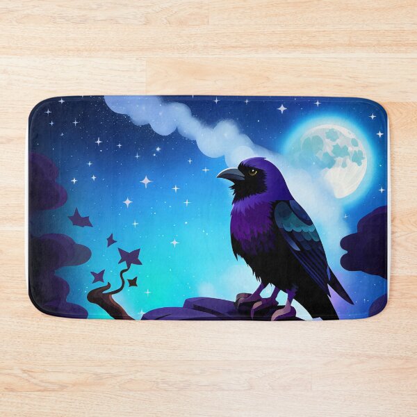 Item preview, AI Generated - Crow and The Blue Moon designed and sold by Kaiko-Roku.
