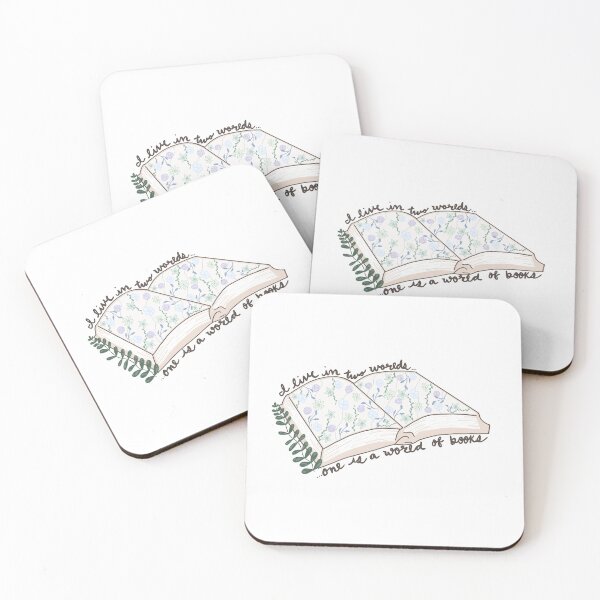 Item preview, I Live in Two Worlds, One is a World of Books designed and sold by Kylie-Skyy.