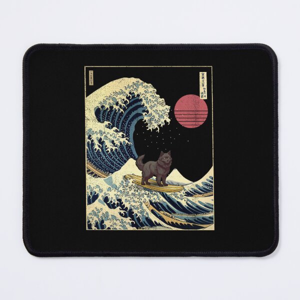 Item preview, Schipperke Kanagawa Japanese Surfing Wave designed and sold by rafaeltto.