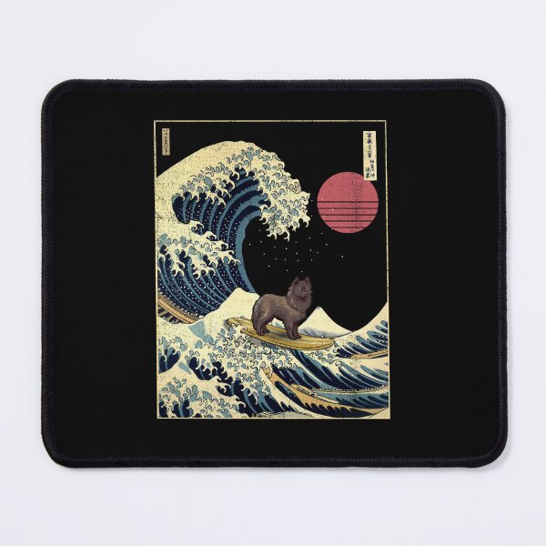 Item preview, Schipperke Kanagawa Japanese Surfing Wave designed and sold by rafaeltto.