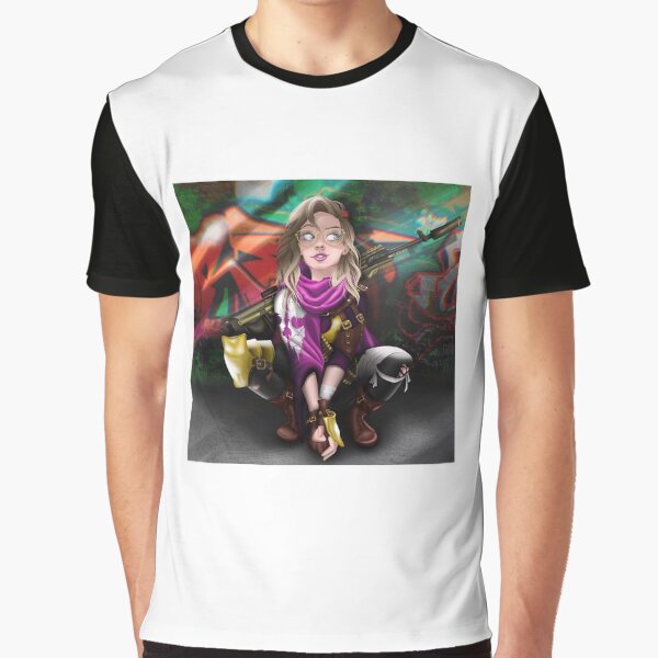 First Person Shooter Gamer Girl Graphic T-Shirt