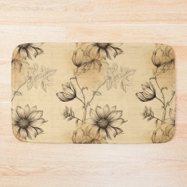 Item preview, Pattern of vintage Flowers | Timeless Blooms | modern art designed and sold by TheMachineMind.