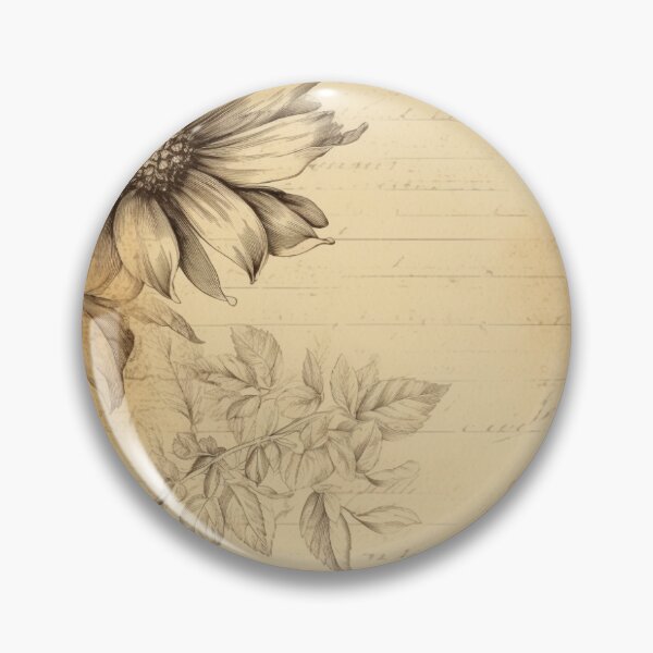 Item preview, Pattern of vintage Flowers | Timeless Blooms | modern art designed and sold by TheMachineMind.