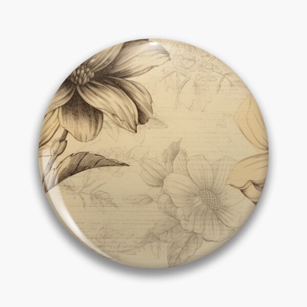 Item preview, Pattern of vintage Flowers | Victorian Garden | modern art designed and sold by TheMachineMind.