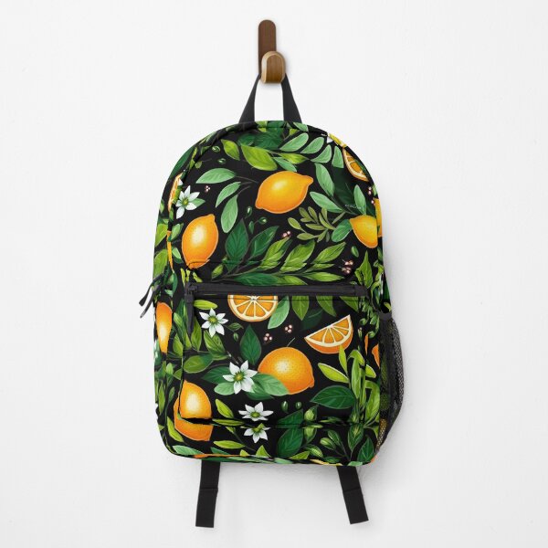 Item preview, Citrus Vibes on a black Background designed and sold by achentouf.