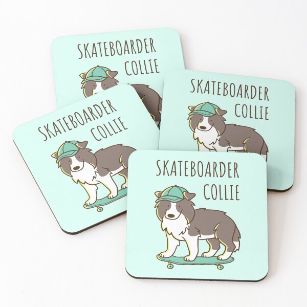 Item preview, Skateboarder Collie designed and sold by Wlaurence.