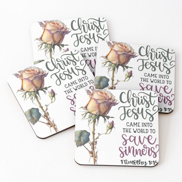 Item preview, Jesus came to save 1 Timothy 1:15 designed and sold by WideIsTheGate.