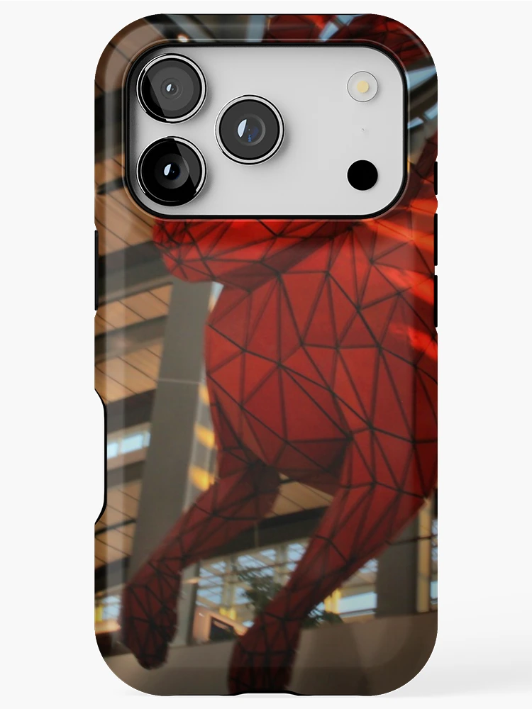 Thumbnail 1 of 4, iPhone Case, Red Rabbit designed and sold by Barbara Brown.