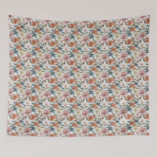 Item preview, Pattern of vintage Flowers | Elegant Garden Rustic Charm | modern art designed and sold by TheMachineMind.