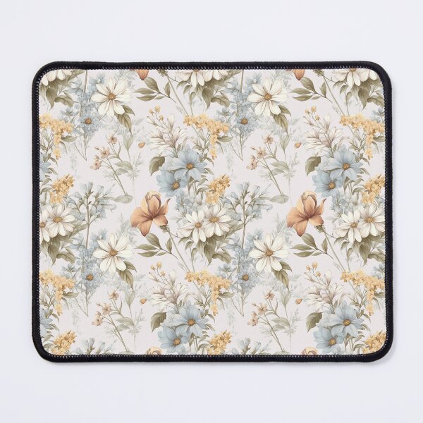 Item preview, Pattern of vintage Flowers |Time-Worn Petals Faded Memories | modern art designed and sold by TheMachineMind.