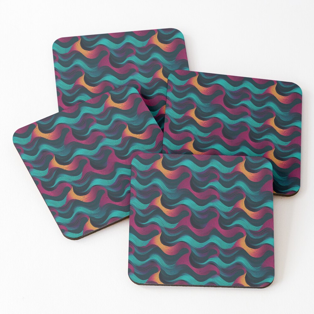 Item preview, Coasters (Set of 4) designed and sold by PixelPatchwork.