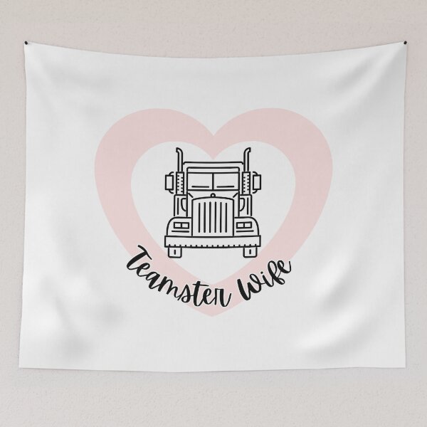 Item preview, Teamster Wife l Pink Heart designed and sold by GabbyC03.
