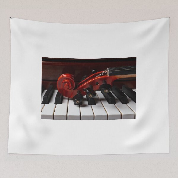 Item preview, Violin Scroll On Piano Keys designed and sold by Garry Gay.