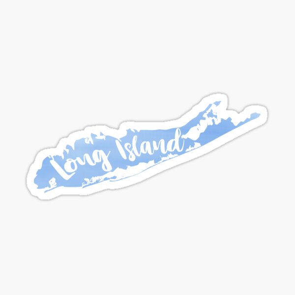 Long Island Blue Watercolor Sticker