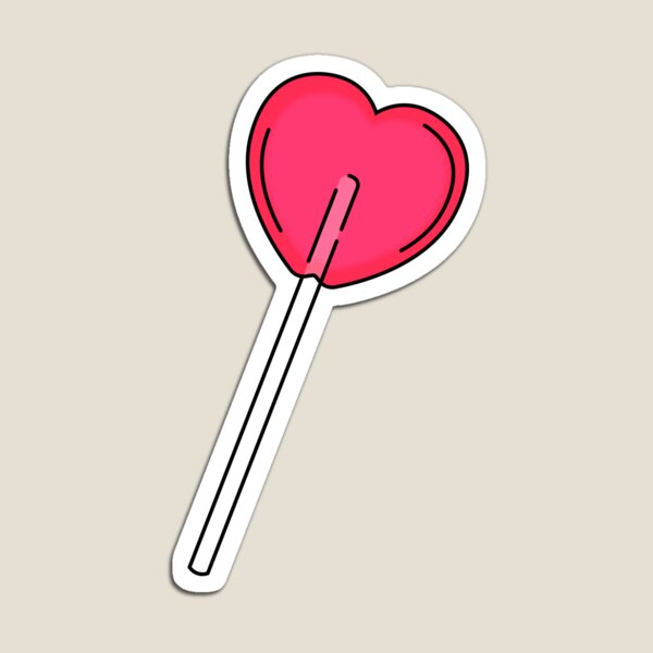 Heart Lolly Magnet