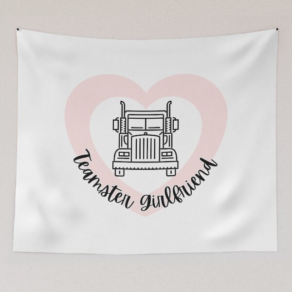 Item preview, Teamster Girlfriend l Pink Heart designed and sold by GabbyC03.