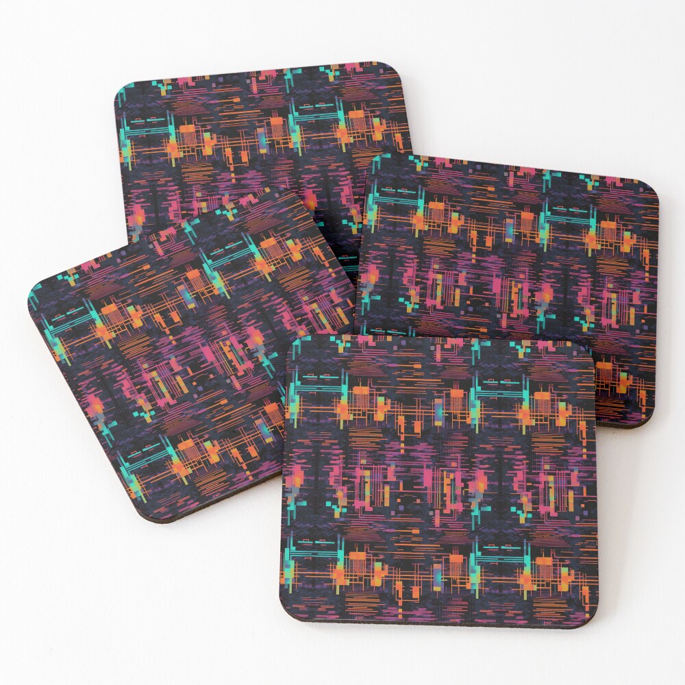Item preview, Coasters (Set of 4) designed and sold by PixelPatchwork.