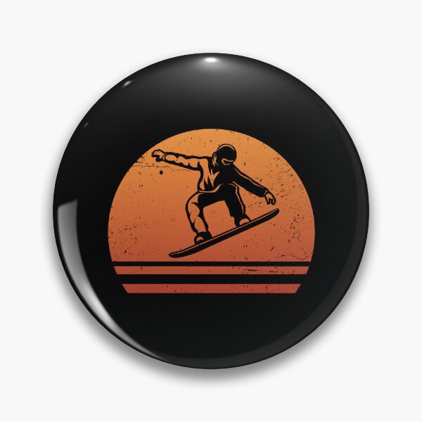 Item preview, Snowboard, Snowboarder, Vintage Snowboard Sunset designed and sold by EstelleStar.