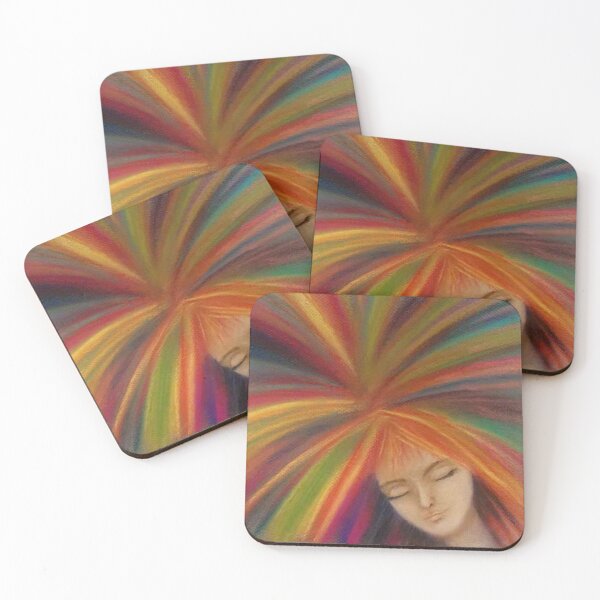 Item preview, Woman with Rainbow Hair designed and sold by LiszaB.